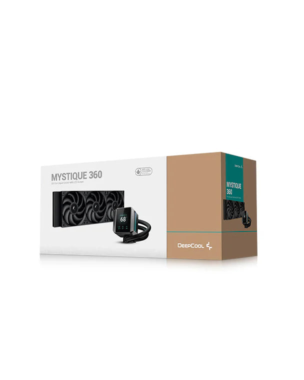 Deepcool Liquid Cooler Mystique 360 360mm Black Deepcool Liquid Cooler Mystique 360 360mm Black
